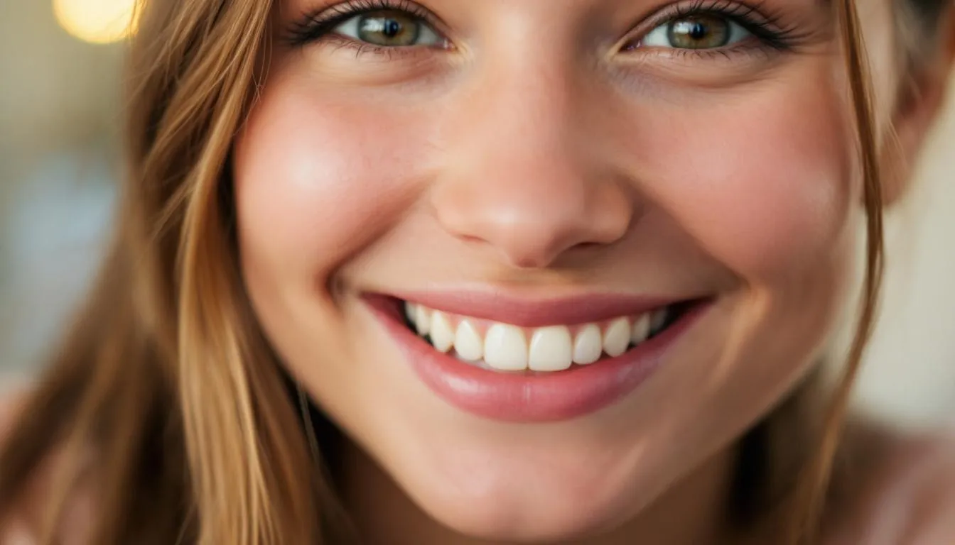 A close-up of a person showcasing an amazing smile, highlighting bright, healthy teeth. This image embodies the importance of dental care, which is often covered by Aetna dental plans, ensuring members have access to quality dental services.